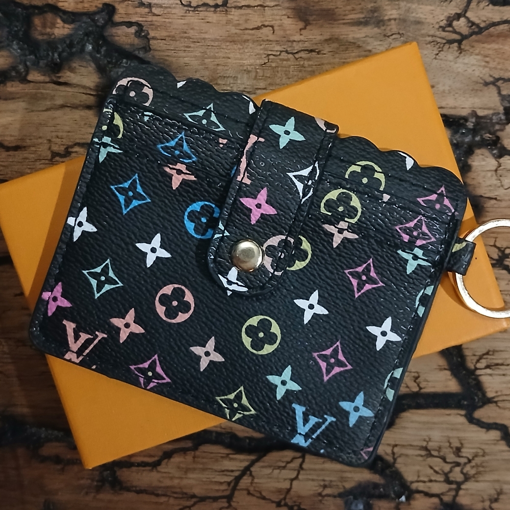 Multicolor Monogram Keychain Wallet - image 1